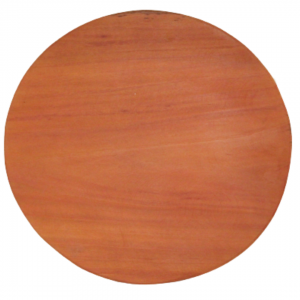 Tabla de madera circular